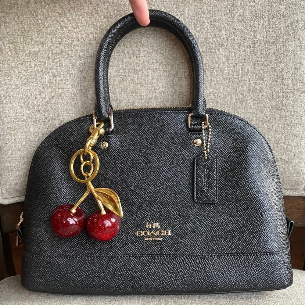 NWT！COACH COACH MINI SIERRA SATCHEL IN CROSSGRAIN LEATHER (COACH F57555)